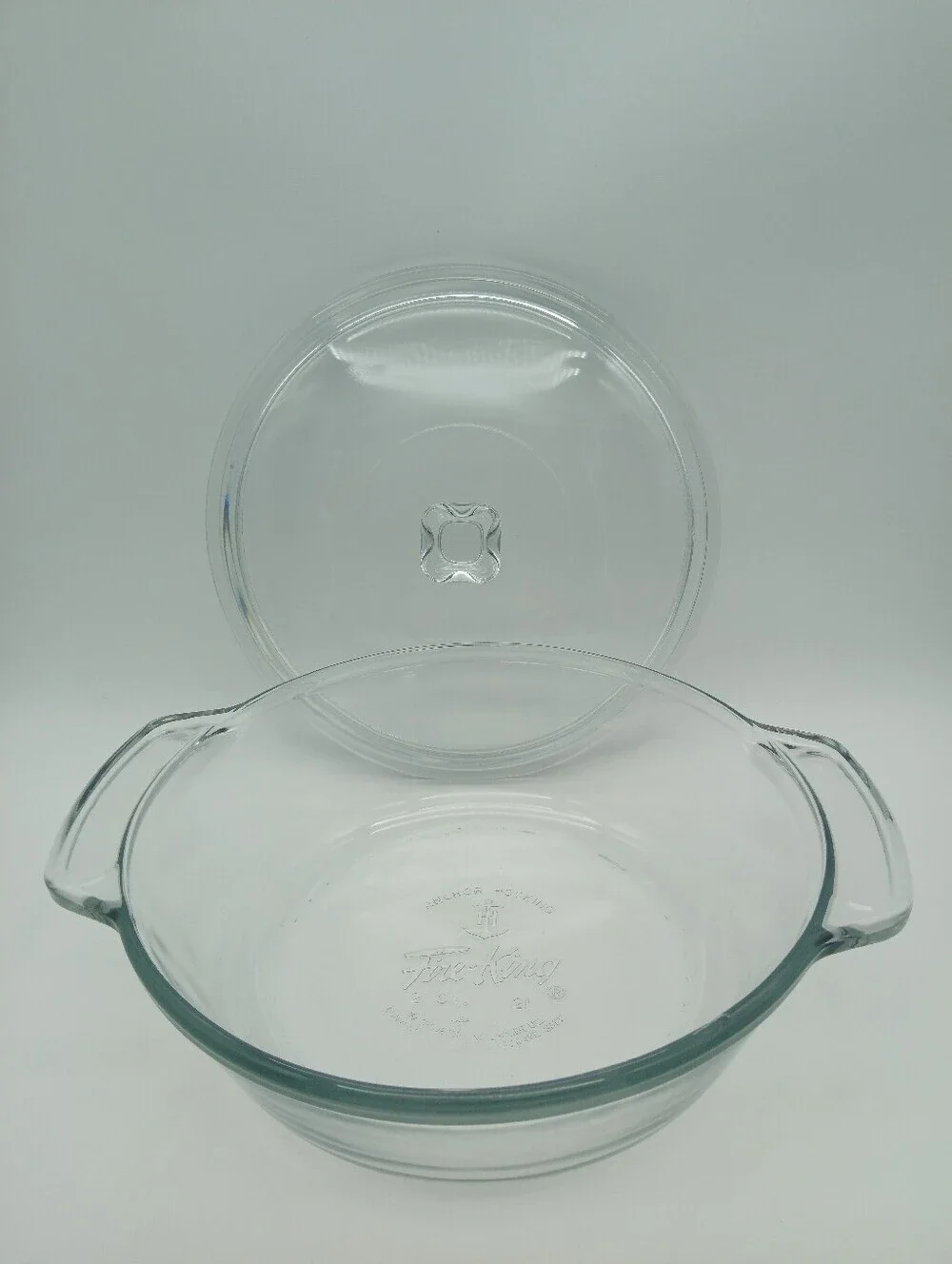 Anchor Hocking Fire-King Casserole Baking Dish with Lid, Glass, 2-Quart